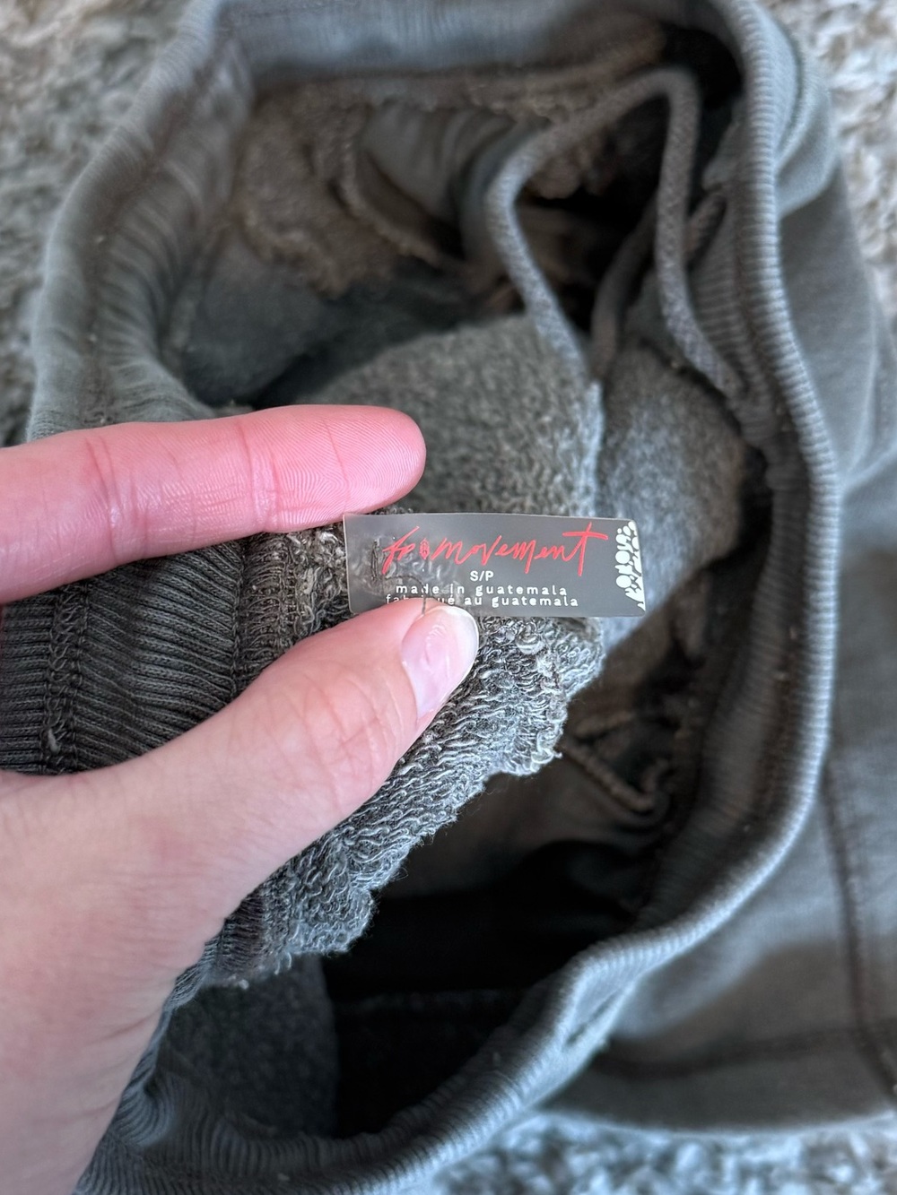 Free People Movement Back Me Up Shorts Olive, size S, like new! - Picture 6 of 7